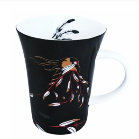 💐 Maxine Noel ‘Eagle's Gift’ Porcelain Mug - Picture 1 of 5